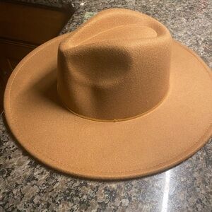 Classic Tan Women's Fedora Hat